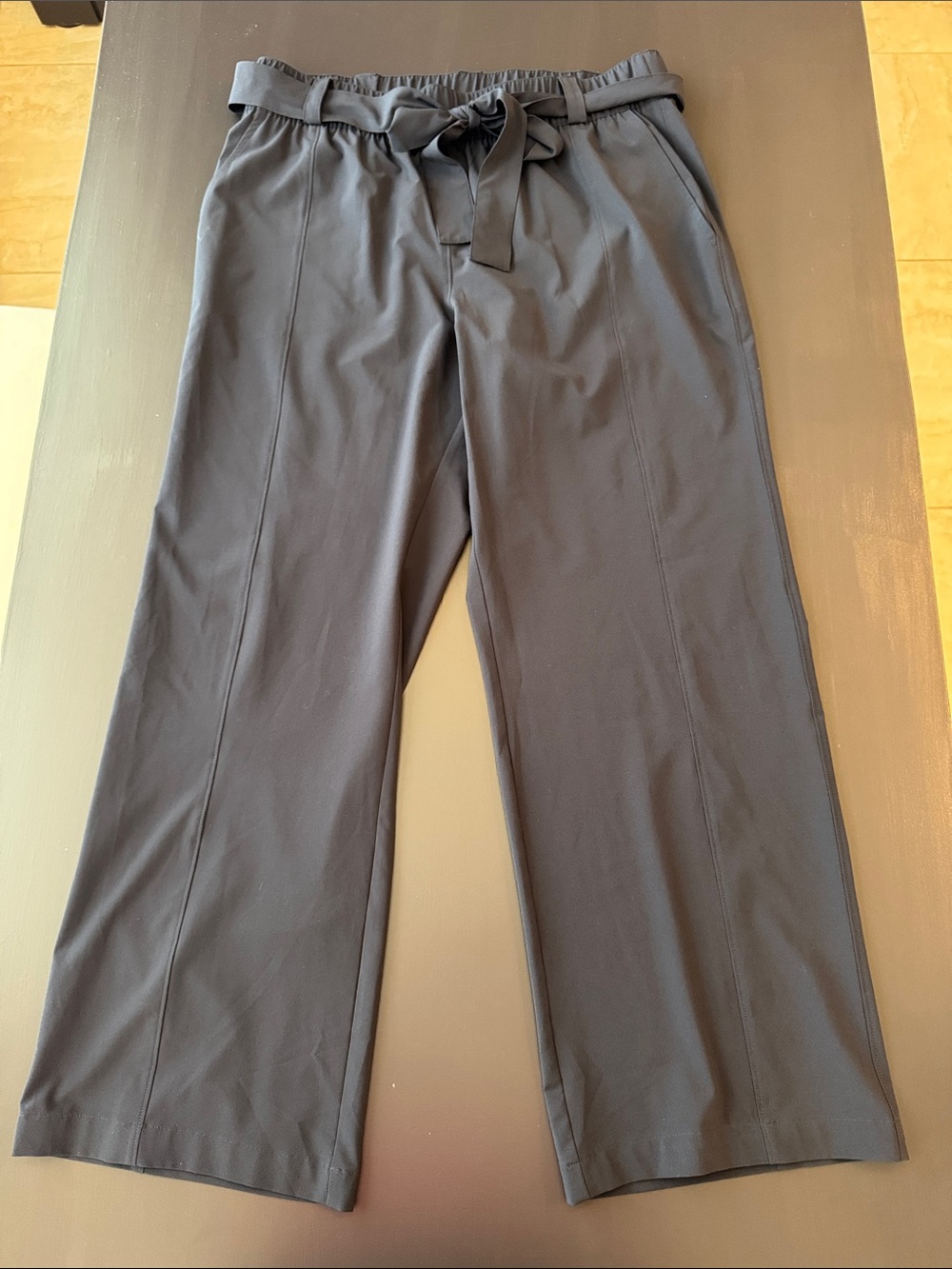 Talbots navy blue pull on pants – petite medium